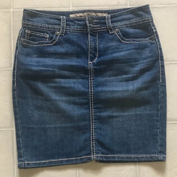 Nine West Vintage America Jeans Women Skirt - Picture 2 of 8